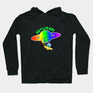 Gayliens Gay Aliens Planet Funny Pride Hoodie